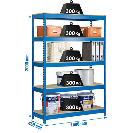 Estantería industrial Simonrack Bricoforte 1004-5 Chipboard