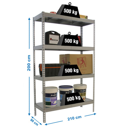 Estantería industrial Simonrack Simonforte 2100 x 900 mm