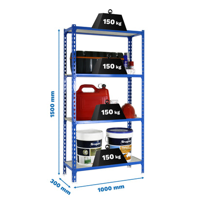 Estantería con baldas de madera Simonrack Maderclick PLUS