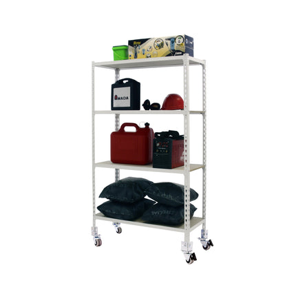 Estantería con baldas de madera Simonrack Maderclick Mobile PLUS