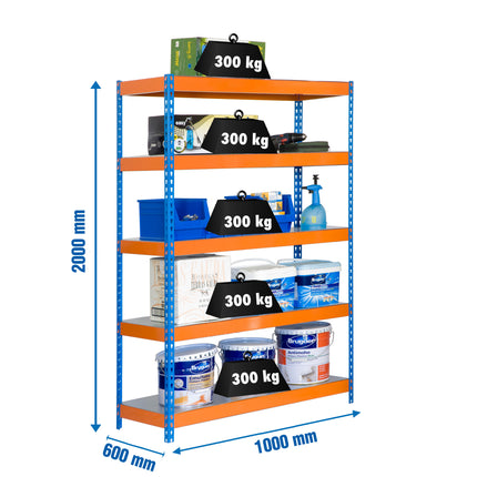 Estantería industrial Simonrack Bricoforte 1006-5 Metal