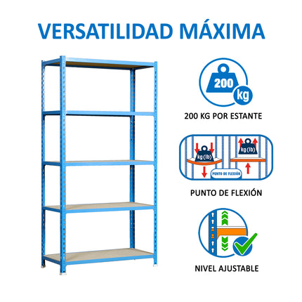Estantería con baldas de madera Simonrack Maderclick Megaplus