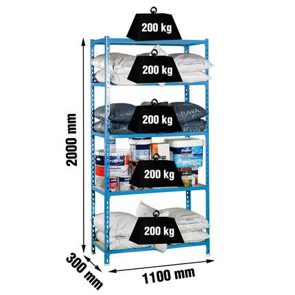 Estantería con baldas de madera Simonrack Maderclick Superplus