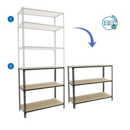 Estantería con baldas de madera Simonrack Maderclick Superplus