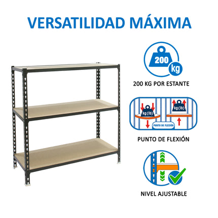 Estantería con baldas de madera Simonrack Maderclick Superplus