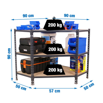 Estantería con baldas de madera Simonrack Maderclick