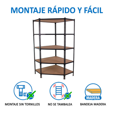 Estantería con baldas de madera Simonrack Maderclick