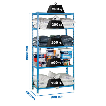 Estantería con baldas de madera Simonrack Maderclick Superplus