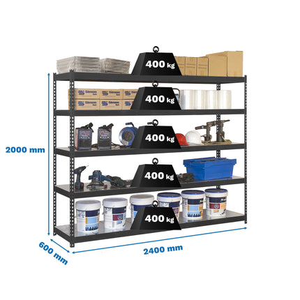 Estantería industrial Simonrack Simonforte 2400 x 600 mm