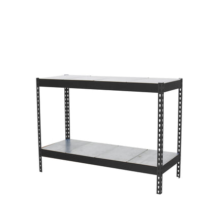 Estantería industrial Simonrack Simonforte fondo 750 mm, anchos 1200, 1800 y 2400 mm Antracita + Galvanizado 900 x 1200 x 750 mm 2 estantes