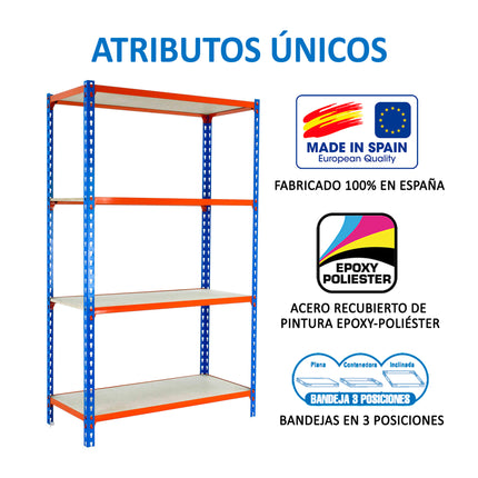Estantería con baldas de madera Simonrack Maderclick MINI