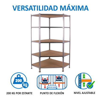 Estantería con baldas de madera Simonrack Maderclick