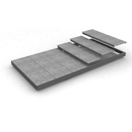 Estantería industrial Simonrack Simonforte 1500 x 900 mm Galvanizado 70 x 1500 x 900 mm 