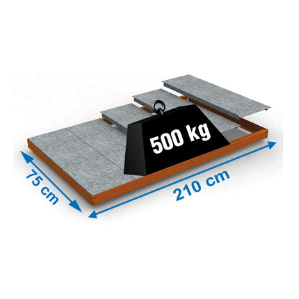 Estantería industrial Simonrack Simonforte 2100 x 750 mm