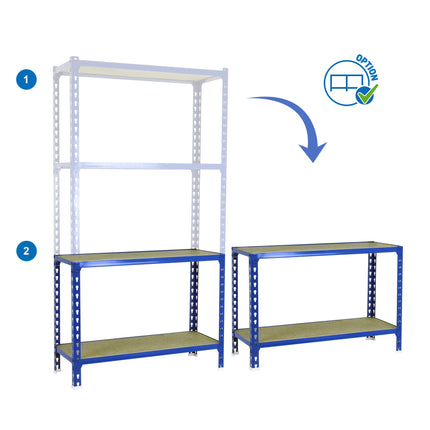 Estantería con baldas de madera Simonrack Maderclick Superplus