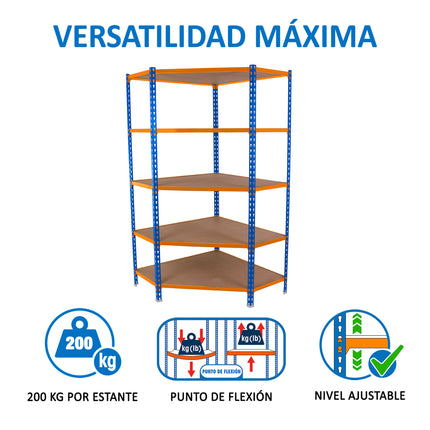 Estantería con baldas de madera Simonrack Maderclick