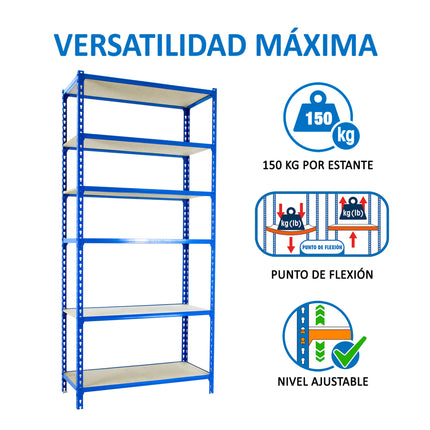 Estantería con baldas de madera Simonrack Maderclick MINI