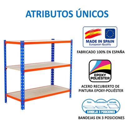 Estantería con baldas de madera Simonrack Maderclick MINI