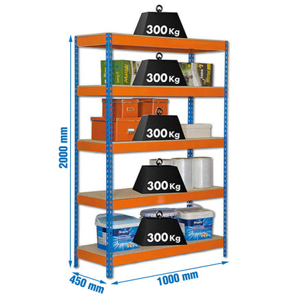Estantería industrial Simonrack Bricoforte 1004-5 Chipboard