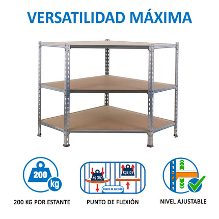 Estantería con baldas de madera Simonrack Maderclick
