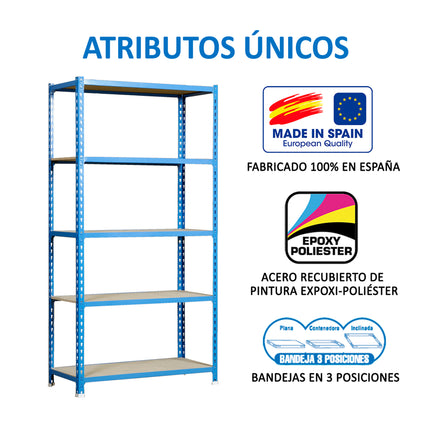 Estantería con baldas de madera Simonrack Maderclick PLUS