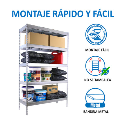 Estante adicional para estantería Simonrack Simonforte fondo 750-900 mm
