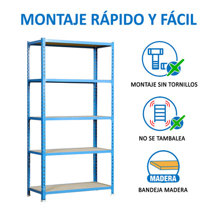 Estantería con baldas de madera Simonrack Maderclick Superplus