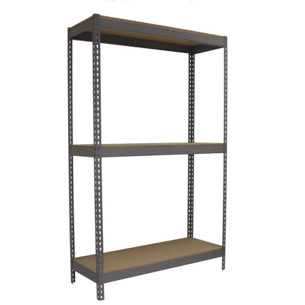 Estantería industrial Simonrack Simonforte 1500 x 900 mm Gris + Madera 2000 x 1500 x 900 mm 