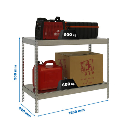 Estantería industrial Simonrack Simonforte 1200 x 600 mm