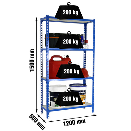Estantería con baldas de madera Simonrack Maderclick Megaplus