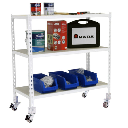 Estantería con baldas de madera Simonrack Maderclick Mobile Superplus