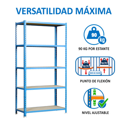 Estantería con baldas de madera Simonrack Maderclick Superplus