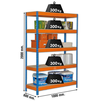 Estantería industrial Simonrack Bricoforte 1006-5 Chipboard