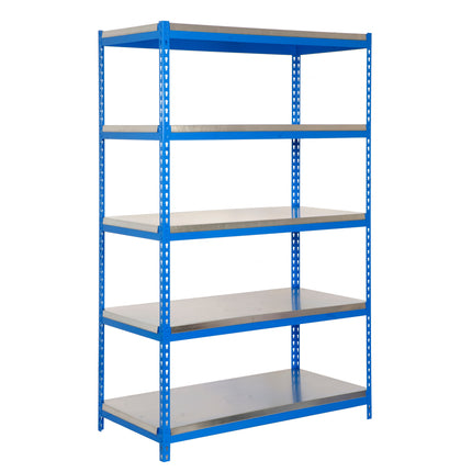Estantería industrial Simonrack Bricoforte 1004-5 Metal Azul + Galvanizado