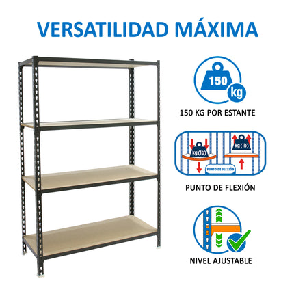 Estantería con baldas de madera Simonrack Maderclick MINI