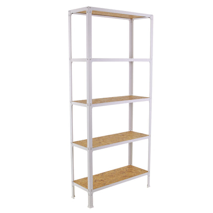 Producto Simonrack Simonhome Click WOOD Blanco 1800 x 1000 x 300 mm · 5 estantes