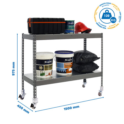 Estantería industrial Simonrack Simonforte 1200 x 450 mm