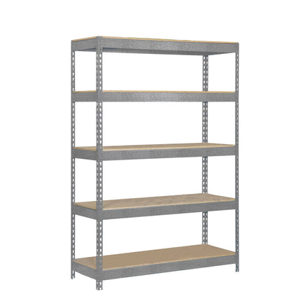Estantería industrial Simonrack Bricoforte 1206-5 Chipboard Galvanizado + Madera