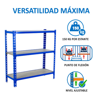 Estantería con baldas de madera Simonrack Maderclick PLUS