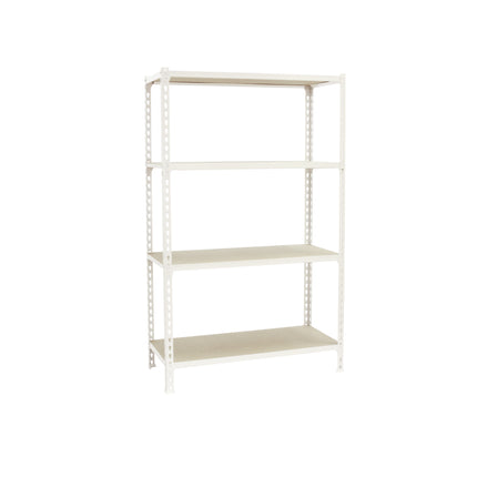 Estantería con baldas de madera Simonrack Maderclick Superplus Blanco + Madera 1500 x 1100 x 500 mm · 4 estantes