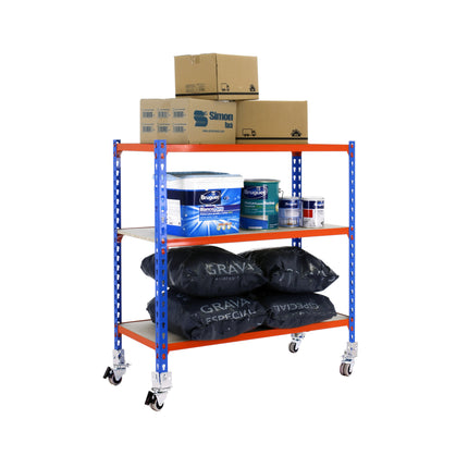 Estantería con baldas de madera Simonrack Maderclick Mobile PLUS