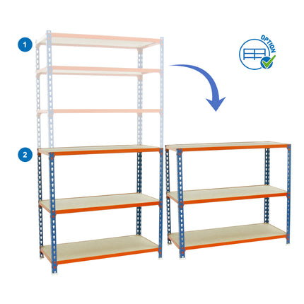 Estantería con baldas de madera Simonrack Maderclick Megaplus