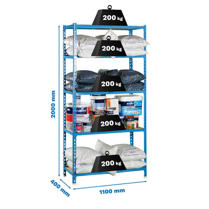 Estantería con baldas de madera Simonrack Maderclick Superplus
