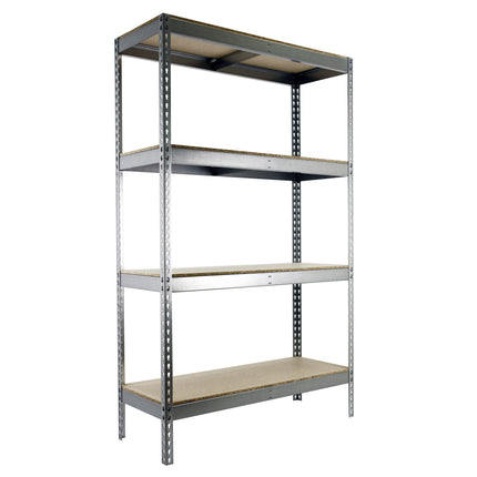 Estantería industrial Simonrack Simonforte 2100 x 450 mm Galvanizado + Madera 2000 x 2100 x 450 mm 