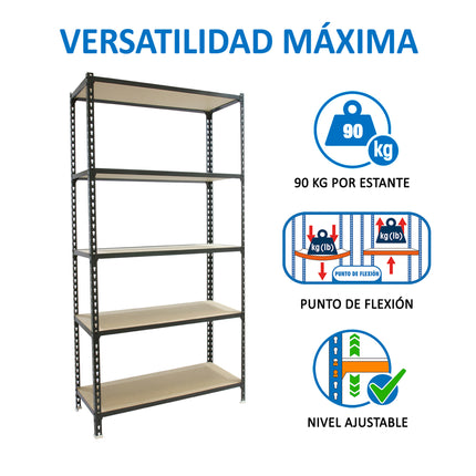 Estantería con baldas de madera Simonrack Maderclick Superplus