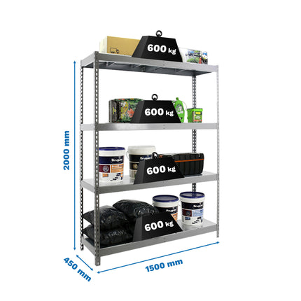 Estante adicional para estantería Simonrack Simonforte fondo 450-600 mm