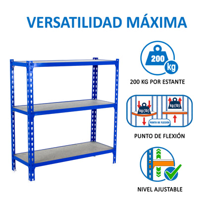 Estantería con baldas de madera Simonrack Maderclick Superplus