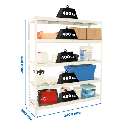 Estantería industrial Simonrack Simonforte 2400 x 900 mm