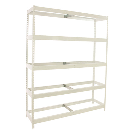 Estantería industrial Simonrack Simonforte 1800 x 600 mm Blanco 2000 x 1800 x 600 mm 5 estantes
