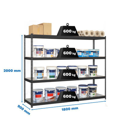 Estantería industrial Simonrack Simonforte 1800 x 900 mm